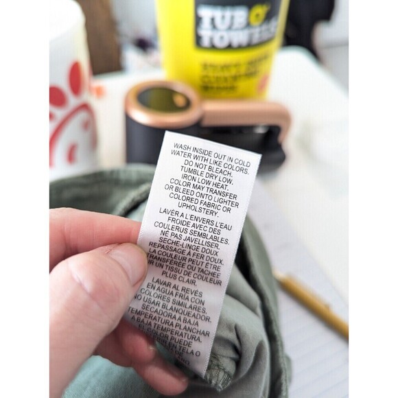 Frame Green Pants Womens Size 30 High Rise Cropped Trousers - Picture 11 of 14